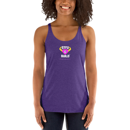 STFU & BUILD® | Women’s Empowerment — “#FightLikeAGirl” — Racerback Tank