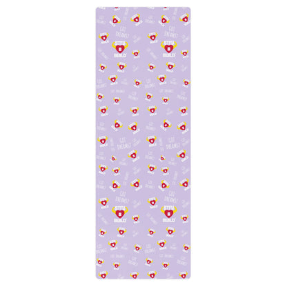 STFU & BUILD® | “Classic Collage” — Yoga Mat (Lavender)