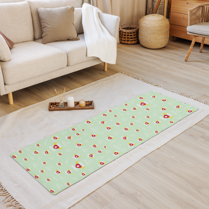 STFU & BUILD® | “Classic Collage” — Yoga Mat (Mint)