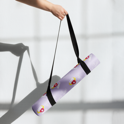 STFU & BUILD® | “Classic Collage” — Yoga Mat (Lavender)