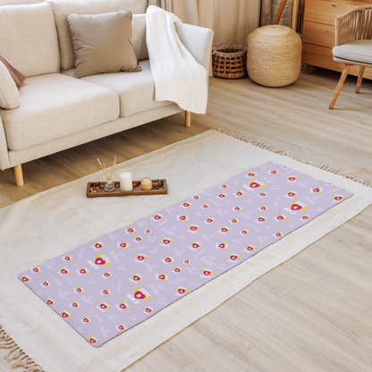 STFU & BUILD® | “Classic Collage” — Yoga Mat (Lavender)